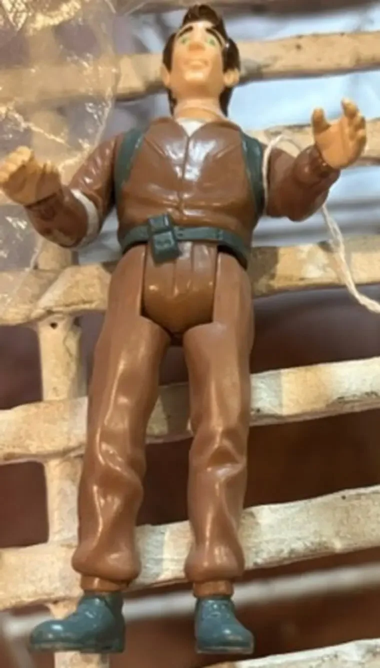 Vintage 1986 Kenner The Real Ghostbusters Peter Venkman Action Figure 1984 Stamp